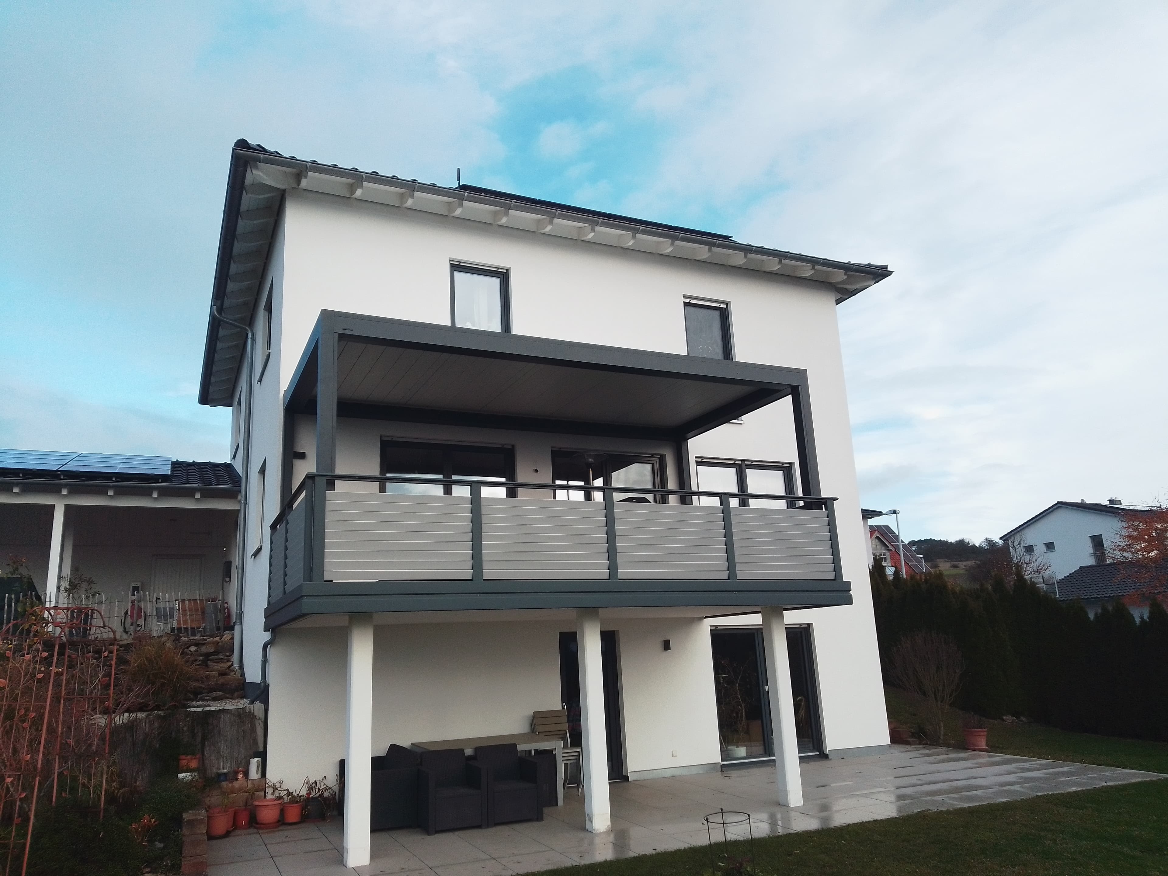 Kundenprojekt Lamellendach B 200 XL In Coburg